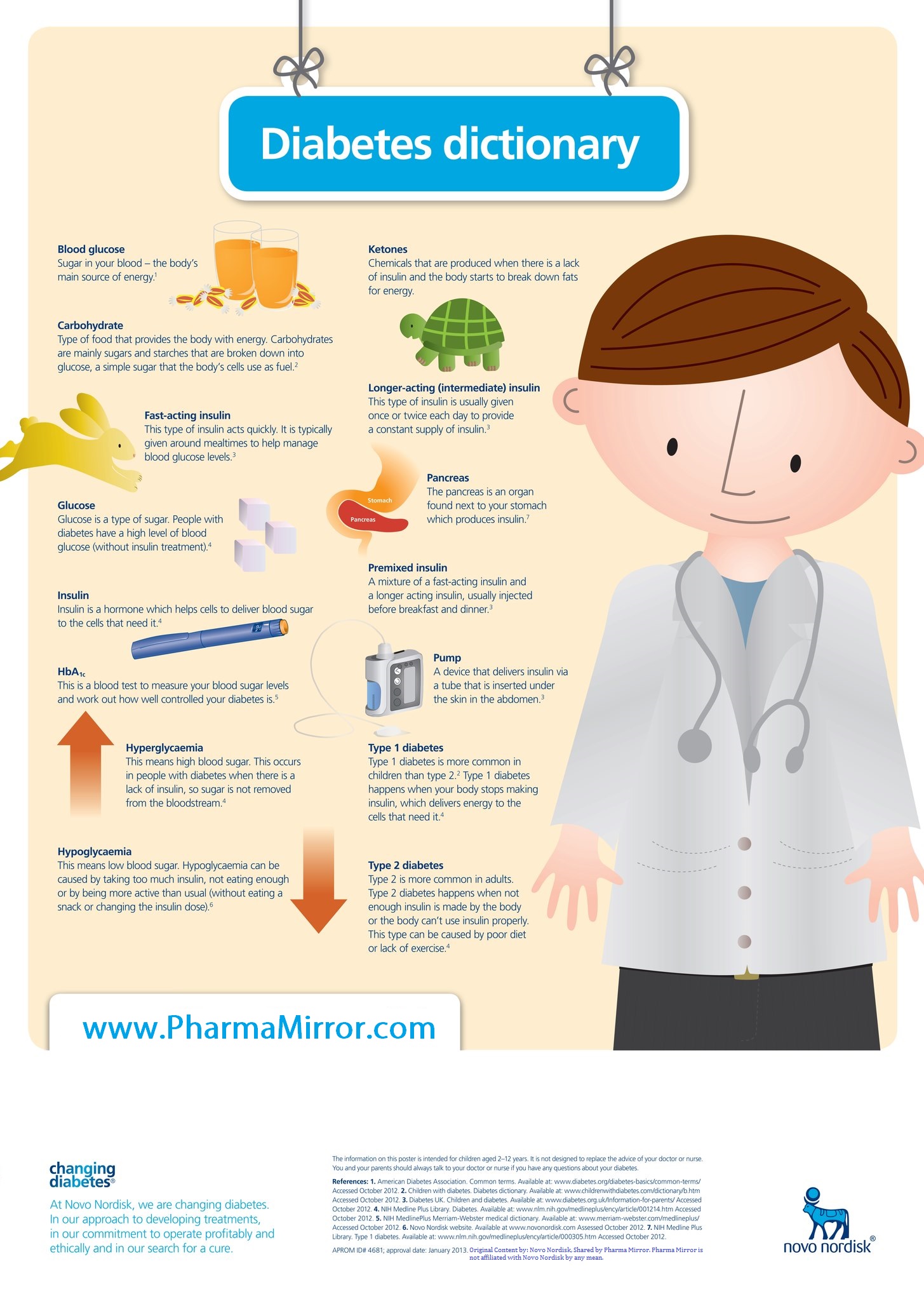 Infographic: Diabetes Dictionary - Pharma Mirror Magazine