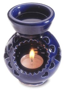 Burn essential oils with aromas that come the mind and restore the spirit