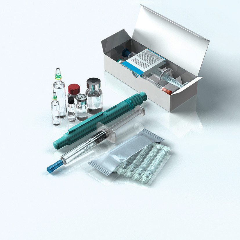 New pharma cartoner Sigpack TTMP The TTMP has been specifically advanced for the packaging of ampoules, vials, syringes, pens and further products from the pharmaceutical industry. 