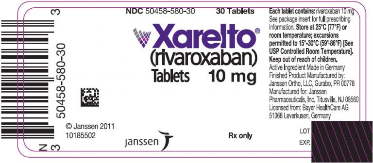 xarelto long term use icd 10
