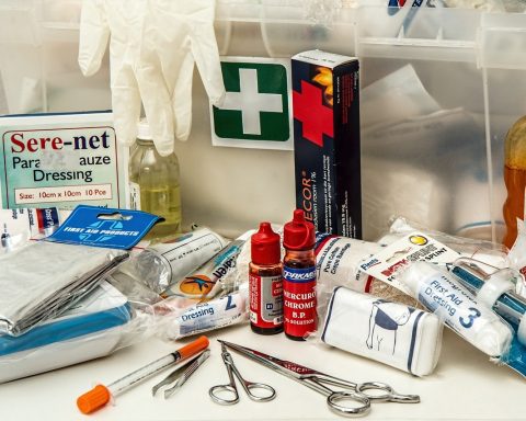 First Aid Kit at Home