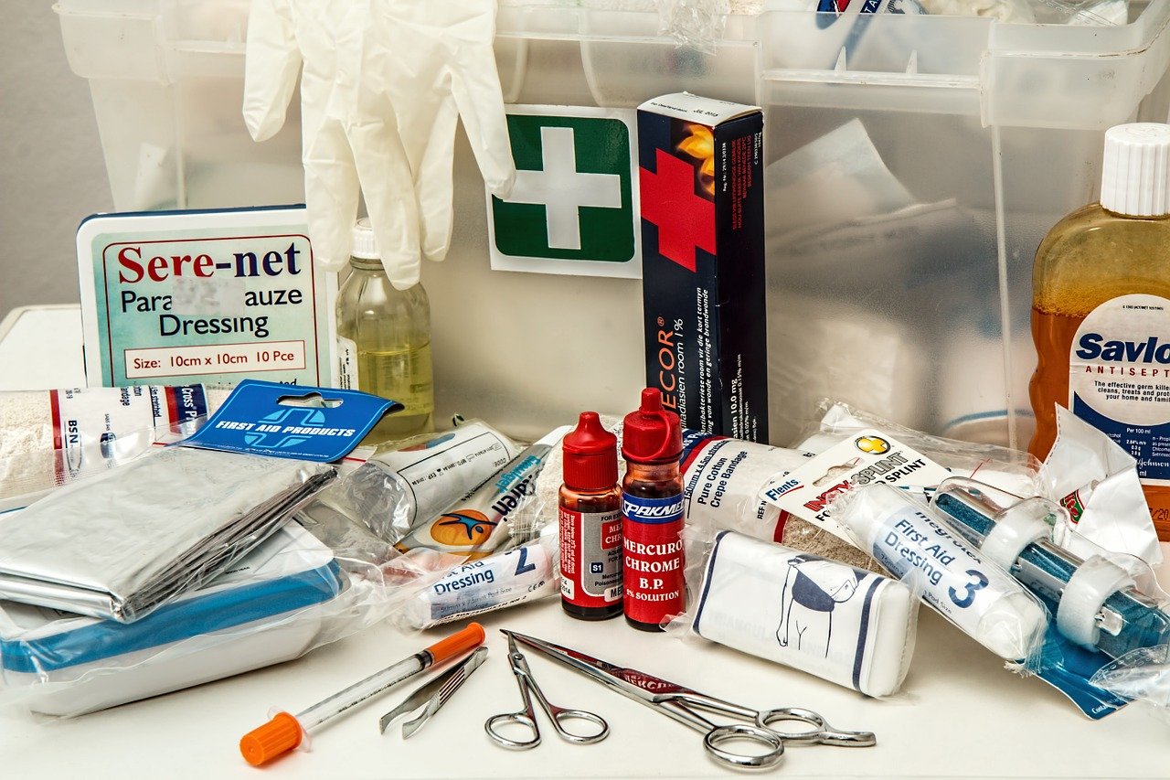 First Aid Kit at Home