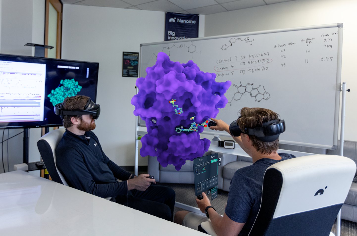 Nanome VR app to Explore Drug Candidates